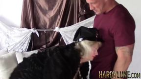 Mature cowgirl grandma pounded hard and loud