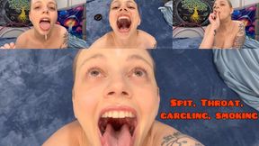 Spit, Throat, Mouth, and Smoking Fetish