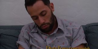 Spectacular and Bearded Opportunity Strokes his Ballsack