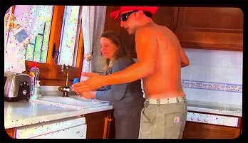 Sensual BBW Anal Passion in the Kitchen