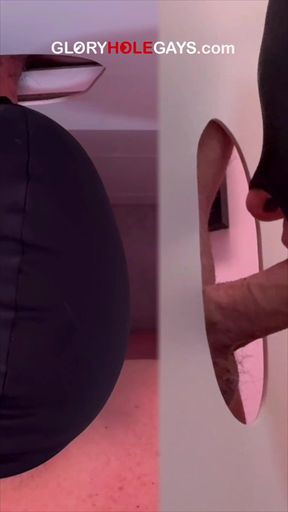 College Boy at the Gloryhole - and I Swallowed Every Drop
