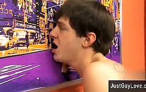 Gay guy taking up the ass but sit on the guy nick and