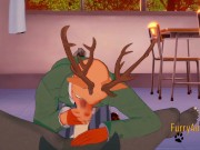 Beastars Yaoi 3D - Louse da a blowjob to Legosi