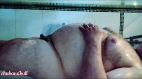 Cow showering