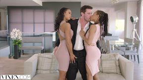 VIXEN - Harley Dean and Kira Noir share a huge cock