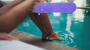 Steamy Poolside Temptation: with PetiteProfXXX 's