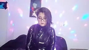 Doing Joi And Rubber On My Latex Catsuit