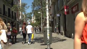 Japanese slave nipples tormented in public
