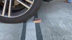 Crushing Grandmas Chocolate Chip Cookies with my Mercedes