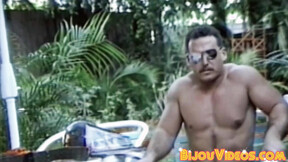 ”Cocksucking homosexual 3some barebacked by vintage hunks”