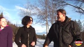 He Picked up Two Girls for Sucking and Fucking