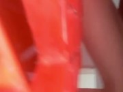 Sexy big dick  trans girl fucking her fleshlight and cumming for only fans TS Jadejameson420