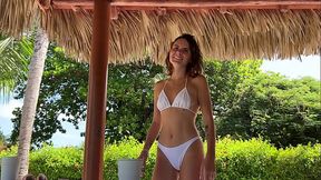 YouTube Show: Strip Game Pong with Mini Bikini Beauty