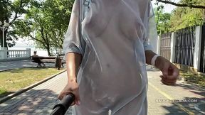 Transparent dress selfie for my subscriptions