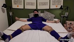 Rodrigo futebol soccer player tied up gagged cumming bondage