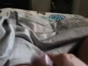 Stroking my low and tight cock till I cum