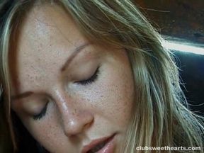 Cindy Masturbates in the Garden Shed