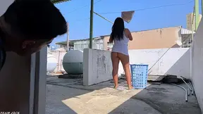 Sneaky Peep Show: Bellattrix Catches Me Staring and Makes My Wildest Fantasy Come True!