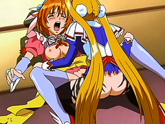 Hentai girl gets fucked by shemale