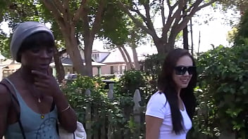 Hot Tub Lesbian Make Out Leads To Strap On Pussy Pounding