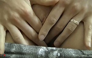 Bald pussy teen blonde Lepidoptera playing with toy