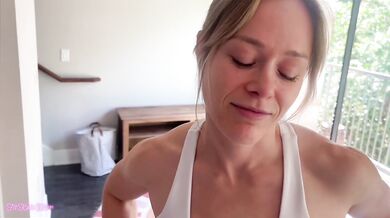 Gym MILF Ripped Yoga Pants Begs Rough Breed Creampie Destroyed