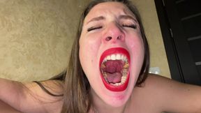 Hungry Yawn Munch Tease POV
