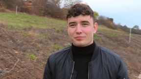 Curly-Haired Amateur Gets Fucked Hard in Car - XXX Gay