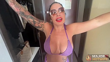 Hot Tattooed MILF Monica Santhiago Gets Her Ass Fucked By Rome Major!