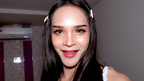 ”Asian femboy teen cutie ass fucking penetration after admiring her sexy body”