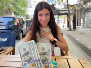 I Bought a Student's Pants at a Public Cafe and This babe Offered to Screw - Katty West