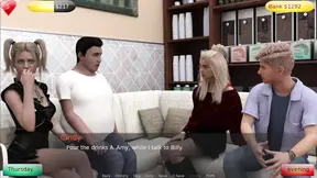 Virgin couples swap partners at a party night