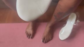 PRINCESS PEAXH 7INCH HEELS PART 2