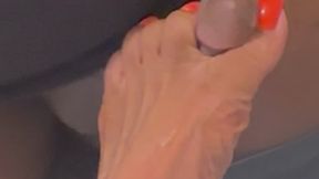 Suck & Fuck Orange Toe Spread For Stepdaddy Part 1