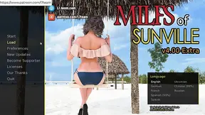 Milf of Sunville , Olivia masturbated on Cyntias bed