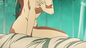 Desirable dream girl's hentai clip