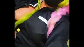 Horny Otaku Teen Gets Real Hentai Cosplay Action With Latina Amateur