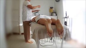 Real asian massage filmed with a happy ending