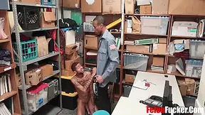 Ebony Teen 18+ Takes Bbc Cop Up His Ass