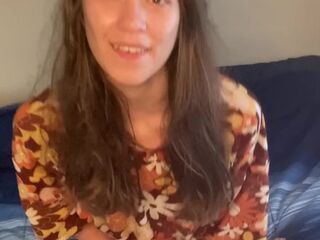 Barely Legal Brunette hair loves being watched OF: @alijonez_eighteen