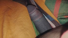 Very hardcore masturbation by very big hot dick. It is quite enjoying but painful when no one with you to suck your dick.