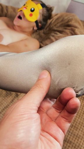 343 (custom Video) Your Fetish - Thick Tights in Sperm? I Will Masturbate with a Vibrator for You My Friend!