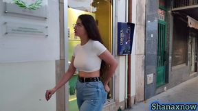 shanaxnow smoking fetish big ass walking in tight jeans