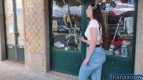 shanaxnow smoking fetish big ass walking in tight jeans