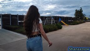 shanaxnow smoking fetish big ass walking in tight jeans