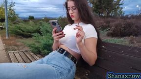 shanaxnow smoking fetish big ass walking in tight jeans