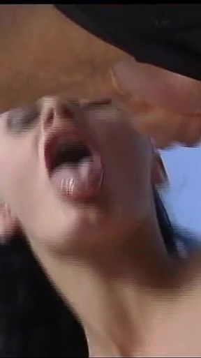 Busty Horny MILF Ass Fucked and Cummed in Mouth and Pussy by Two Big Cocks on the Boat