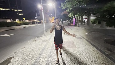 fã me encontrou e pediu rola