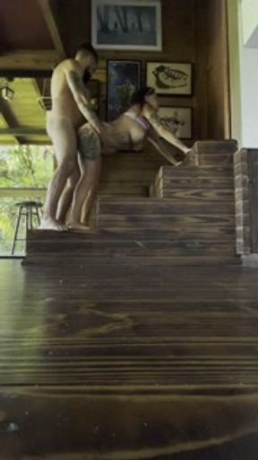 Fucking in the Brazilian Cabin. She ride like a godess