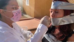 Unruly Girl Imprisoned In The Quarantine Facility For Breaking Curfew